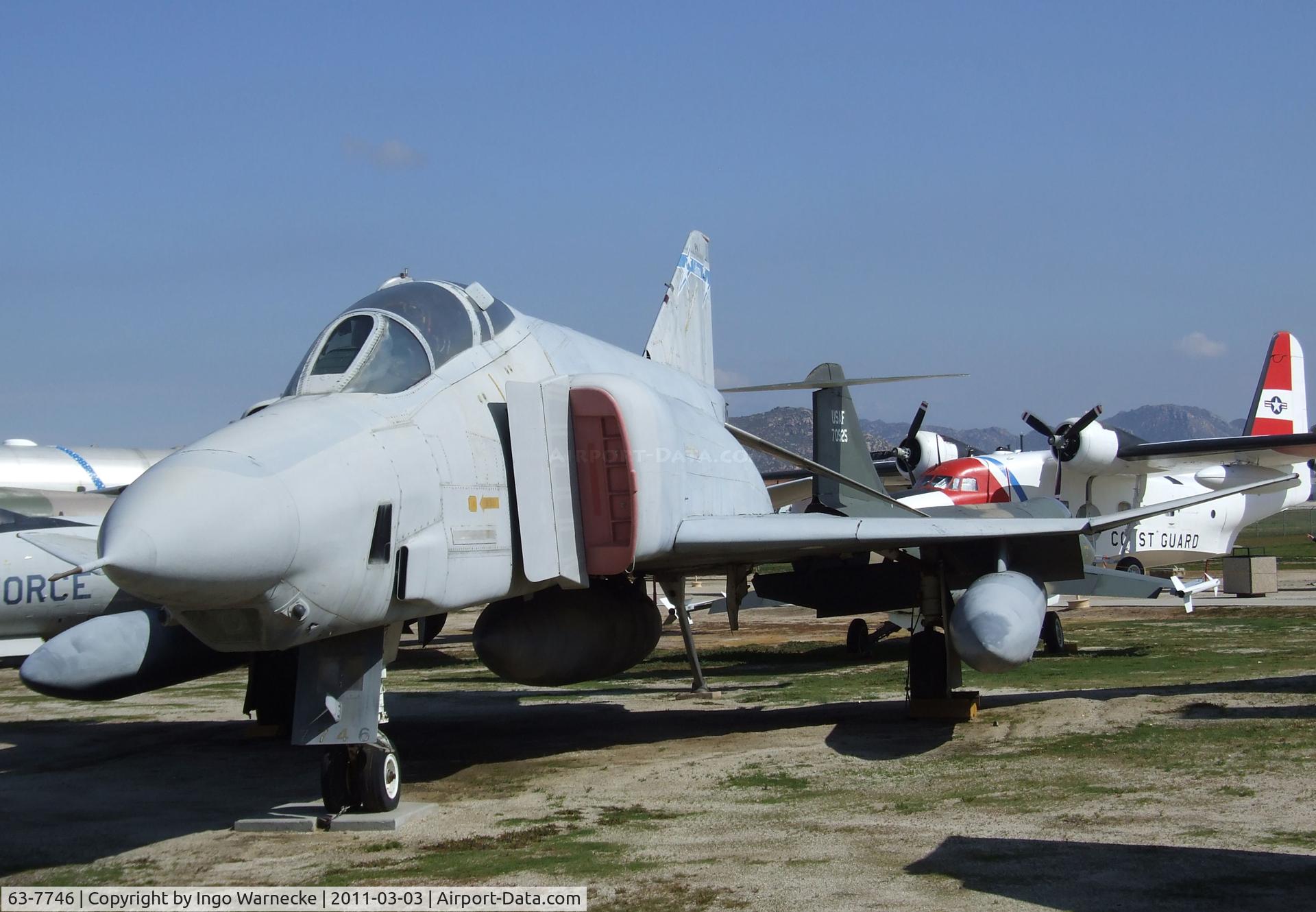 63-7746, 1963 McDonnell RF-4C Phantom II C/N 509, McDonnell Douglas RF-4C Phantom II at the March Field Air Museum, Riverside CA