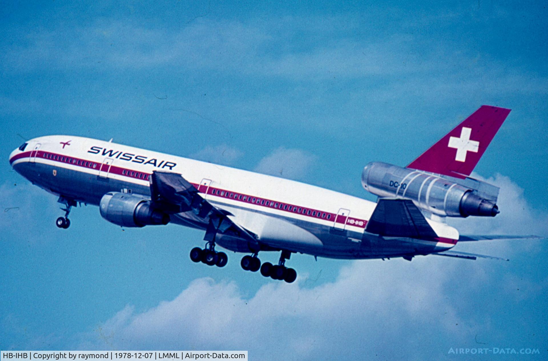 HB-IHB, 1972 Douglas DC-10-30 C/N 46576, DC10 HB-IHB Swissair