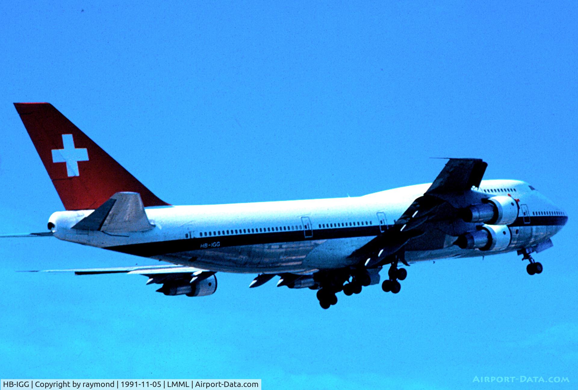 HB-IGG, 1987 Boeing 747-357 C/N 23751, B747 HB-IGG Swissair