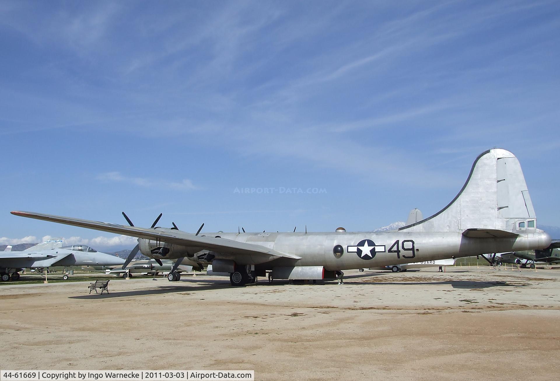 44-61669, 1944 Boeing B-29A Superfortress C/N 11146, Boeing B-29A Superfortress at the March Field Air Museum, Riverside CA