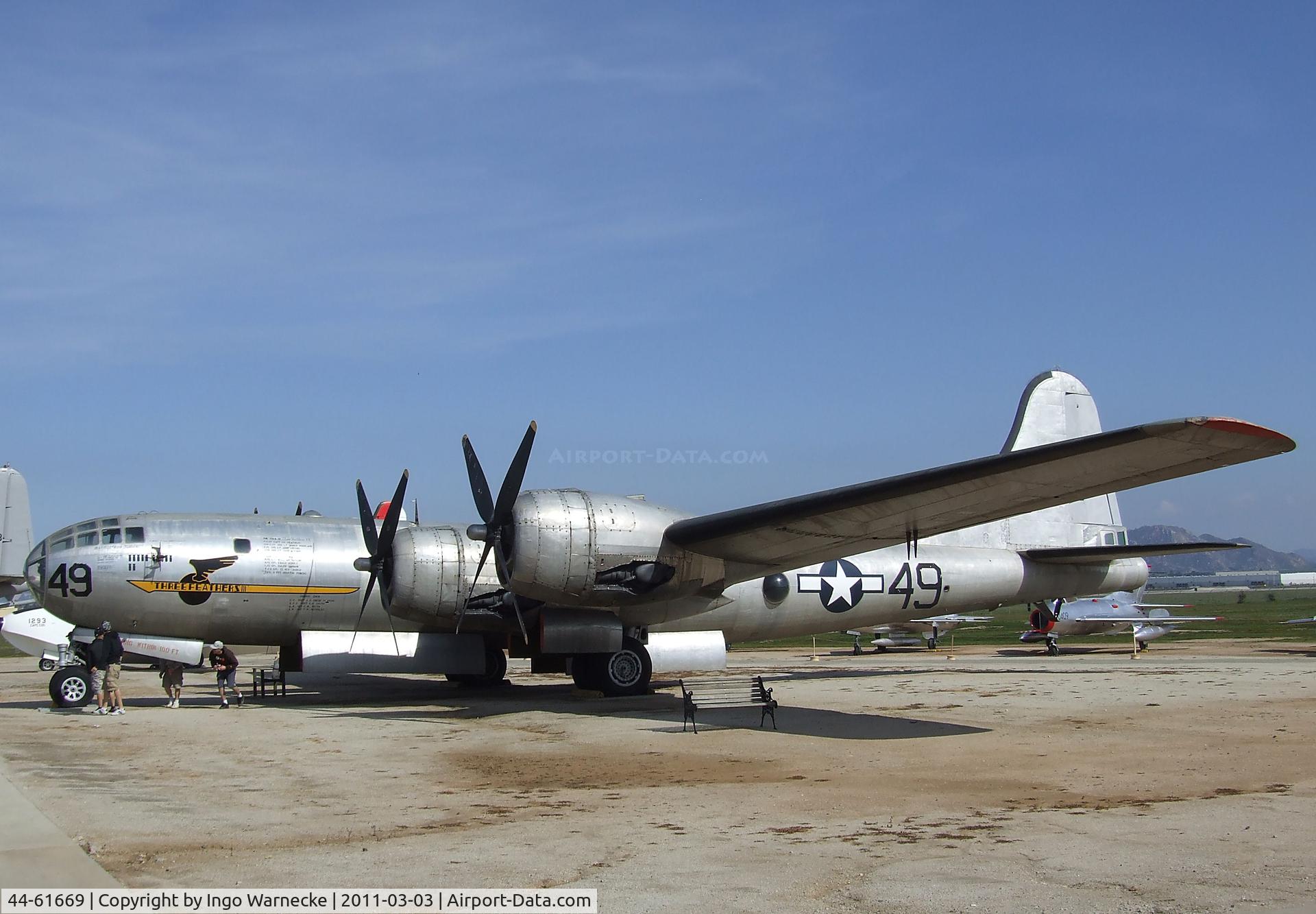44-61669, 1944 Boeing B-29A Superfortress C/N 11146, Boeing B-29A Superfortress at the March Field Air Museum, Riverside CA