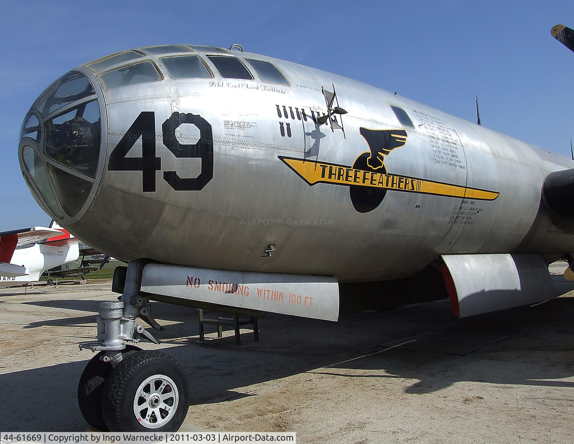 44-61669, 1944 Boeing B-29A Superfortress C/N 11146, Boeing B-29A Superfortress at the March Field Air Museum, Riverside CA