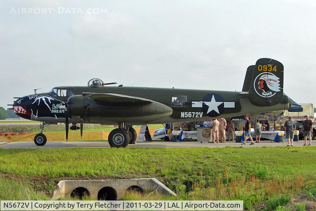 N5672V, 1945 North American B-25J Mitchell Mitchell C/N 108-47686, 1945 North American B-25J, c/n: 10847686 at 2011 Sun n fun