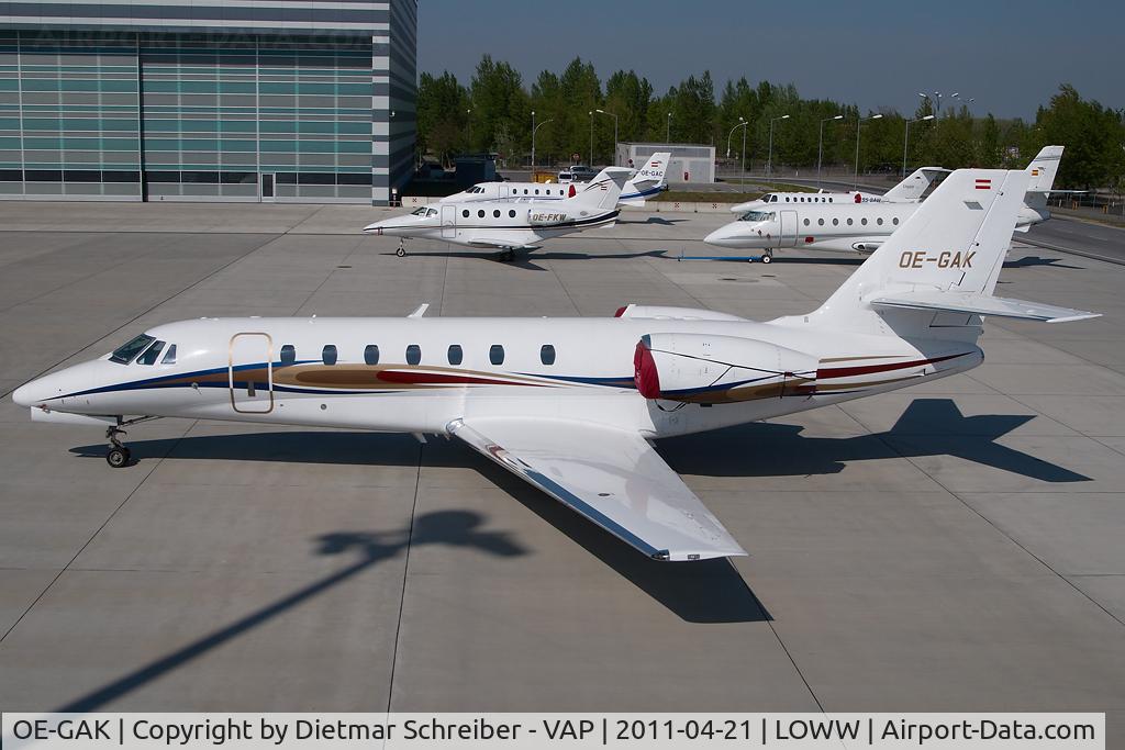 OE-GAK, 2008 Cessna 680 Citation Sovereign C/N 680-0186, Cessna 680