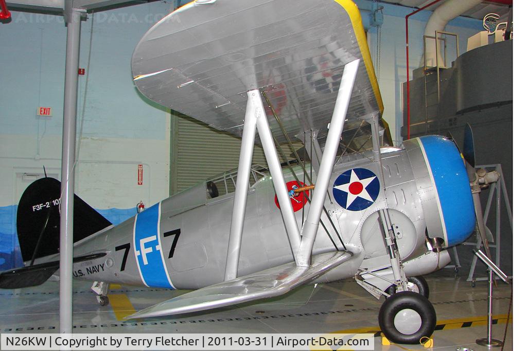 N26KW, 1938 Grumman F3F-2 C/N 1028, 1938 Grumman F3F-2, c/n: 1028 at Polk Museum