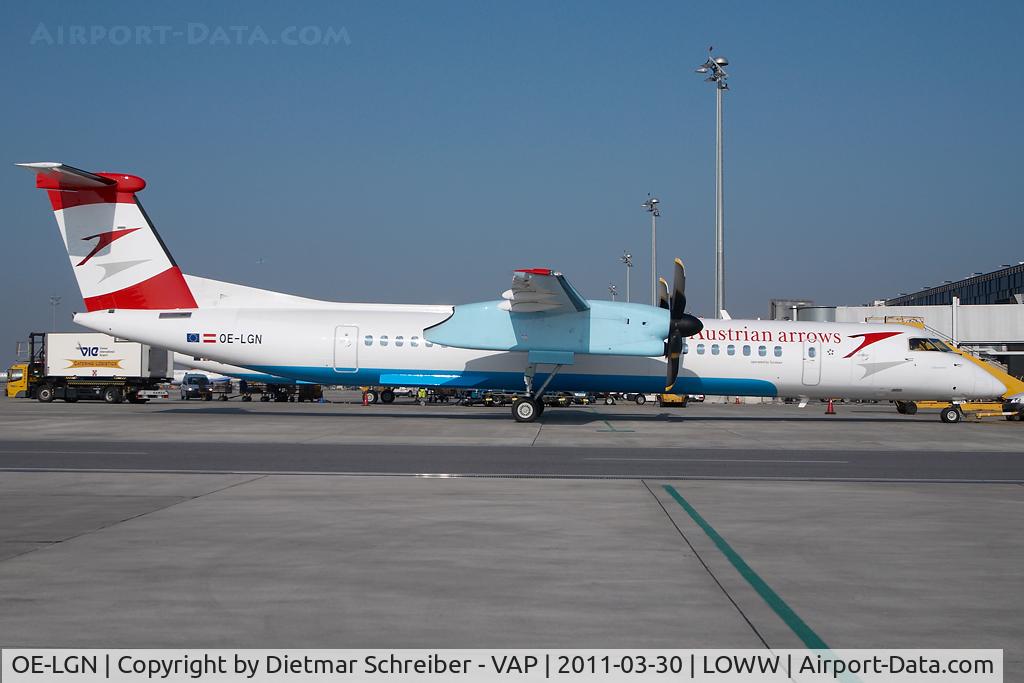 OE-LGN, 2010 De Havilland Canada DHC-8-402Q Dash 8 C/N 4326, Austrian Arrows Dash 8-400