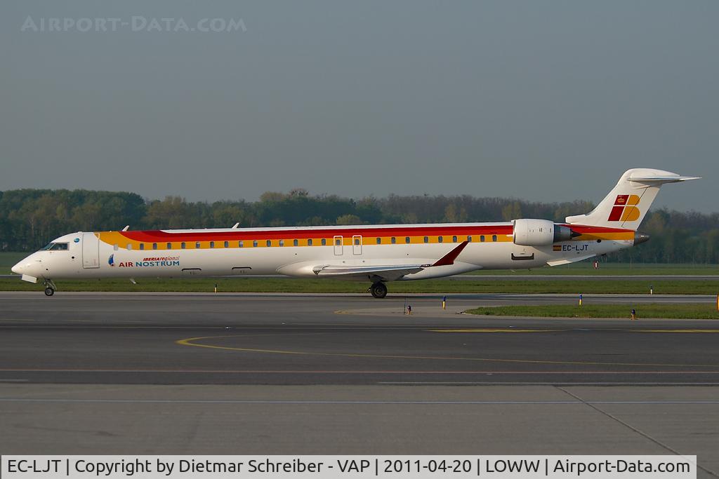 EC-LJT, 2010 Bombardier CRJ-1000ER NG (CL-600-2E25) C/N 19005, Air Nostrum Regionaljet 1000