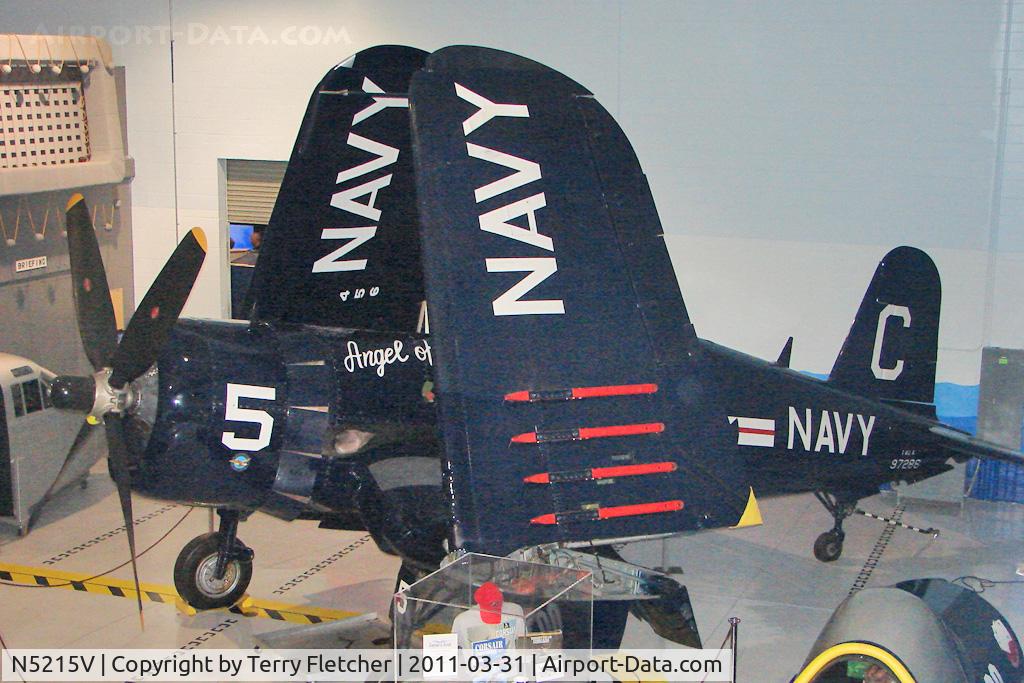 N5215V, 1945 Vought F4U-4 Corsair C/N 9440, 1945 Chance Vought F4U-4, c/n: 9440 at Polk Museum