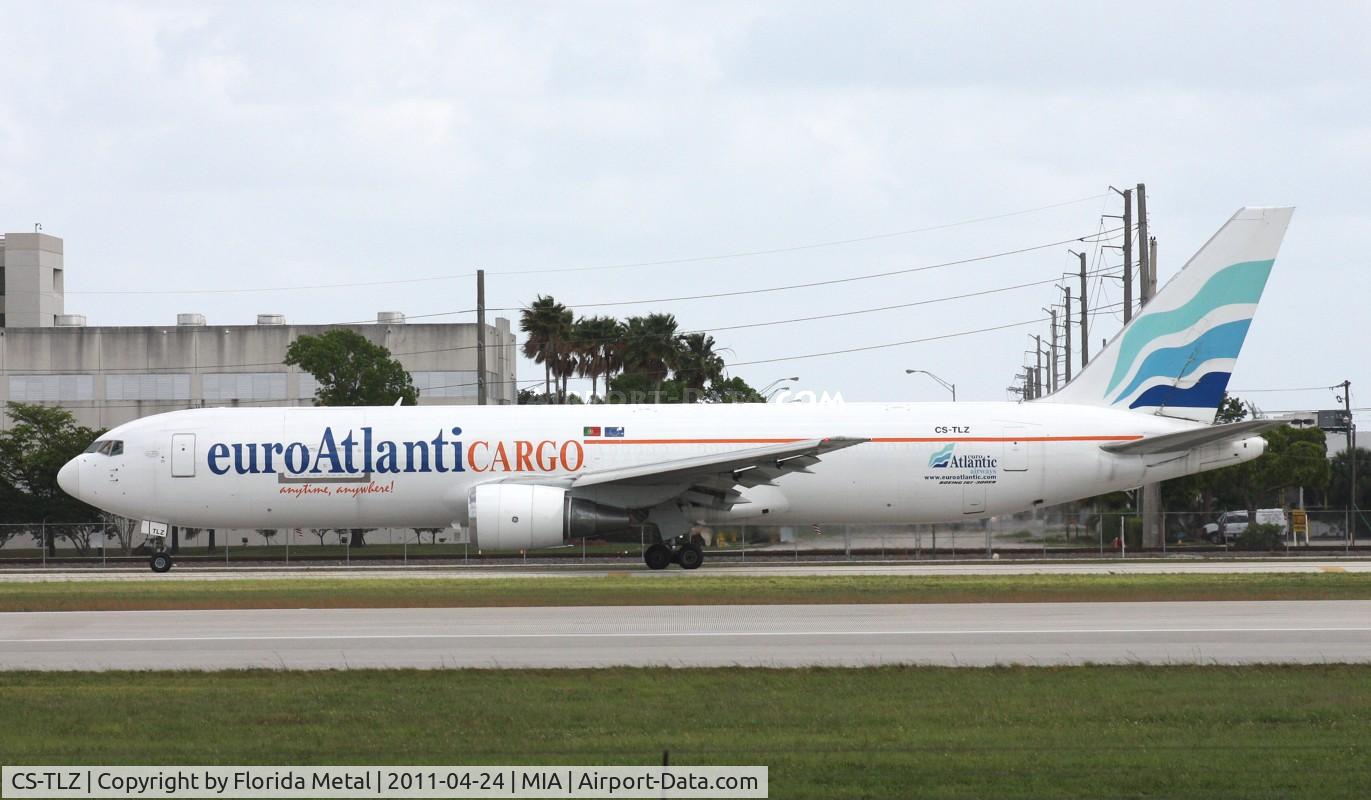 CS-TLZ, 1988 Boeing 767-375 C/N 24086, Euro Atlantic 767-300, registration from Portugal