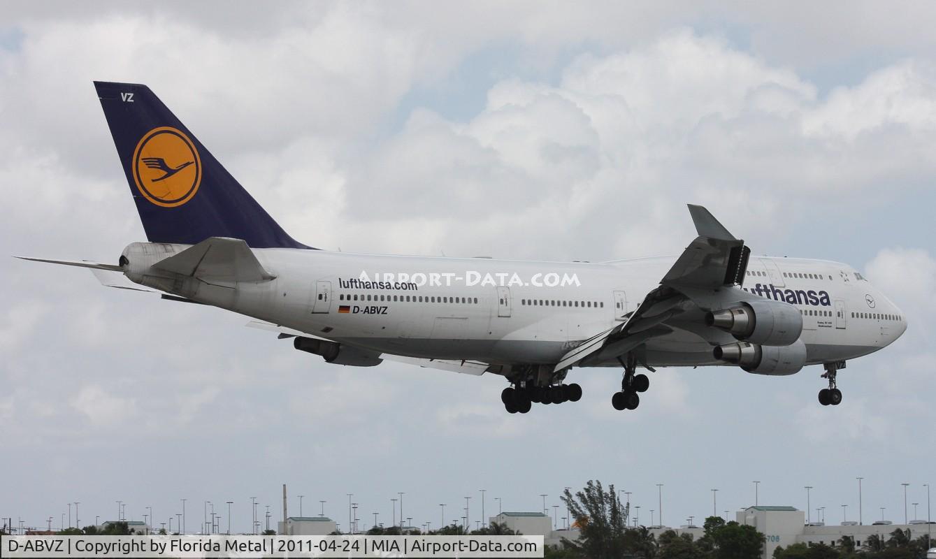 D-ABVZ, 2001 Boeing 747-430 C/N 29870, Lufthansa 747-400