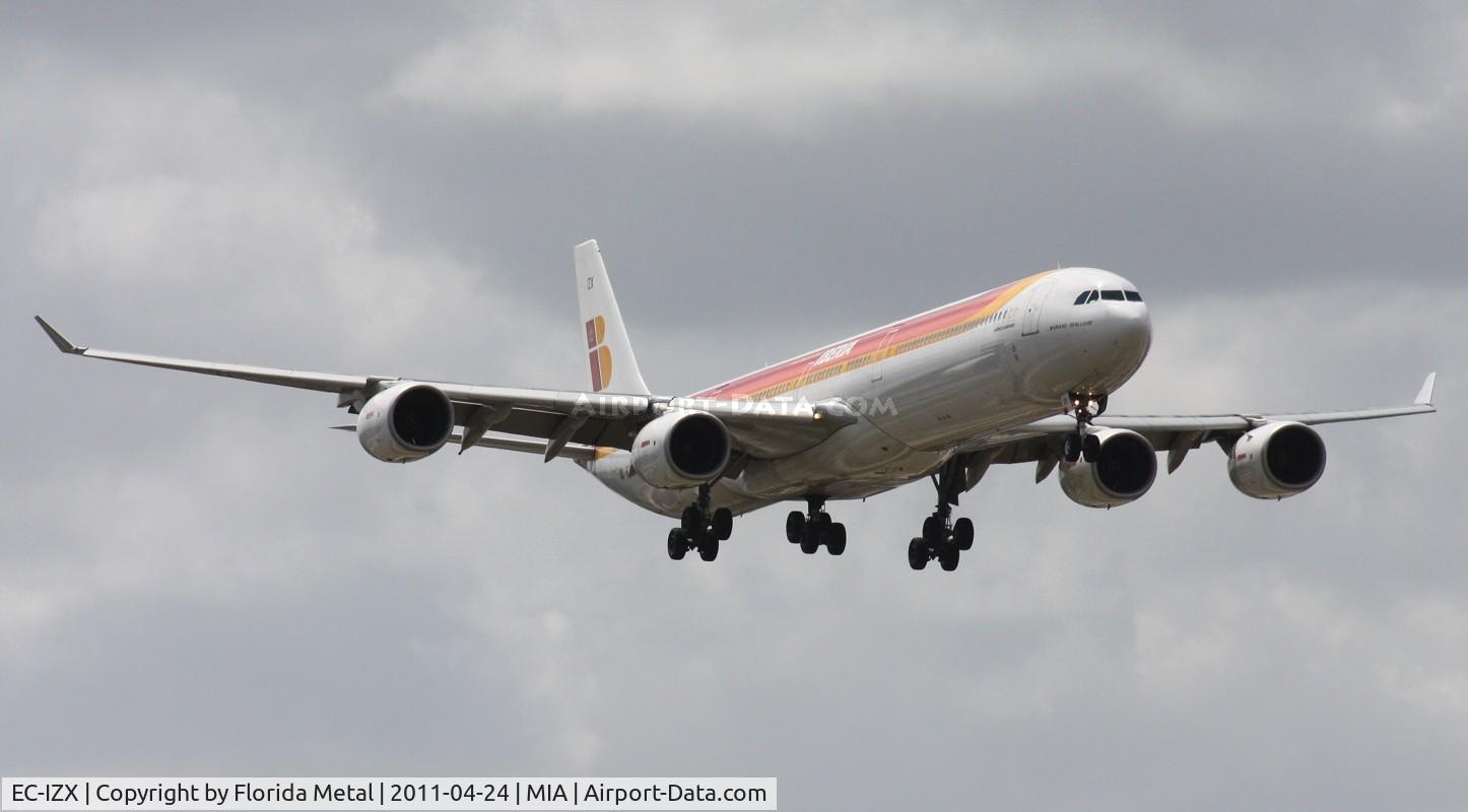 EC-IZX, 2004 Airbus A340-642 C/N 601, Iberia A340-600