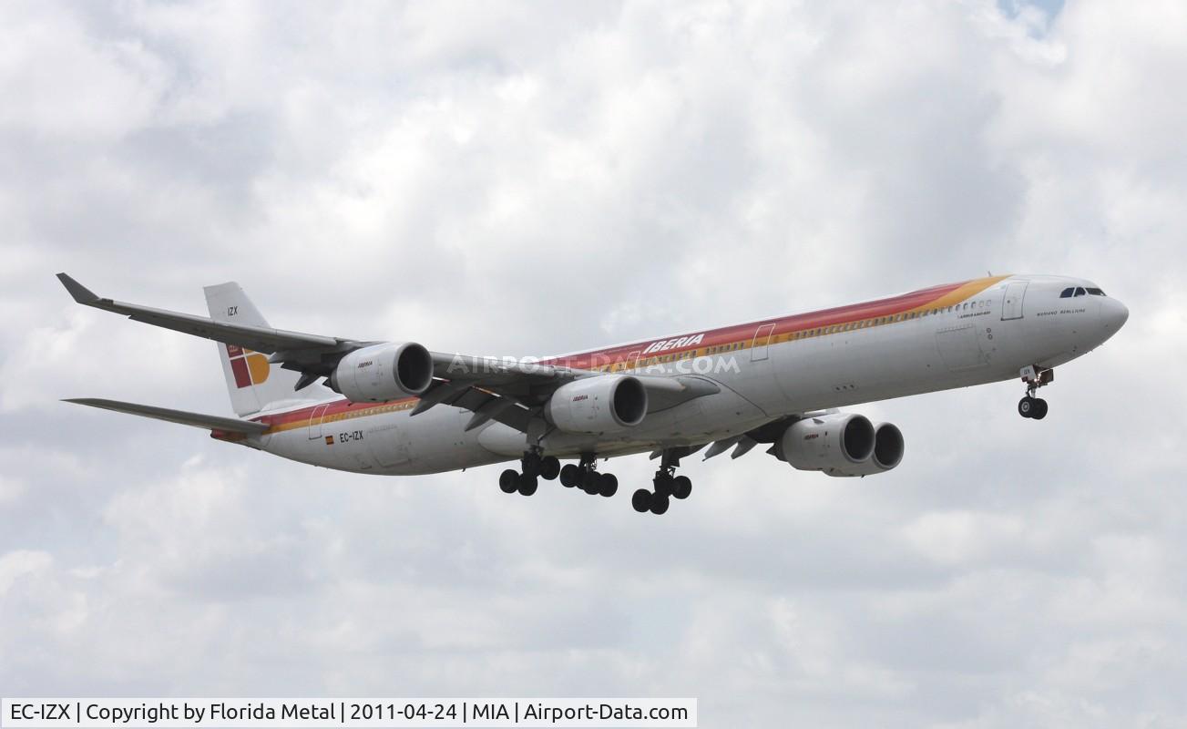 EC-IZX, 2004 Airbus A340-642 C/N 601, Iberia A340-600