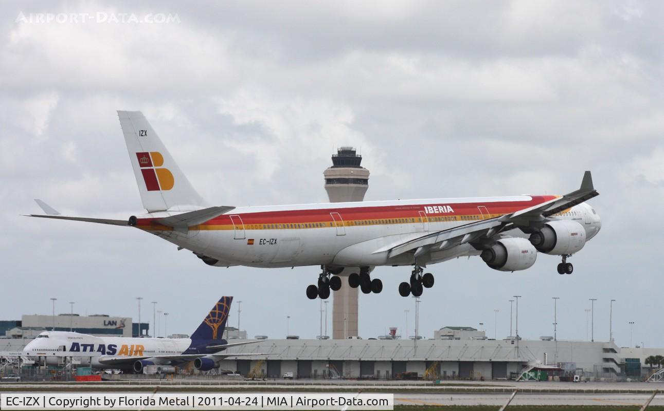 EC-IZX, 2004 Airbus A340-642 C/N 601, Iberia A340-600