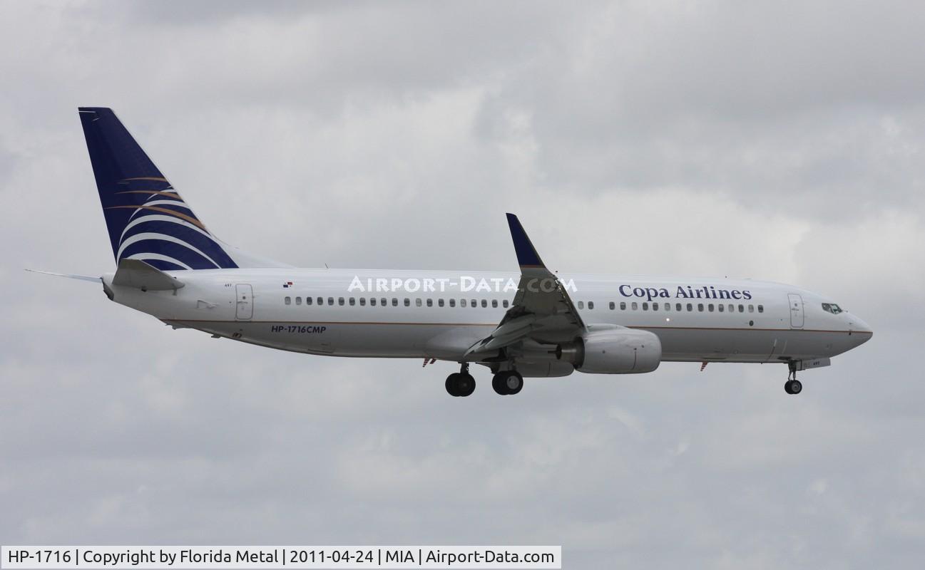 HP-1716, 2011 Boeing 737-8V6 C/N 40666, Copa 737-800