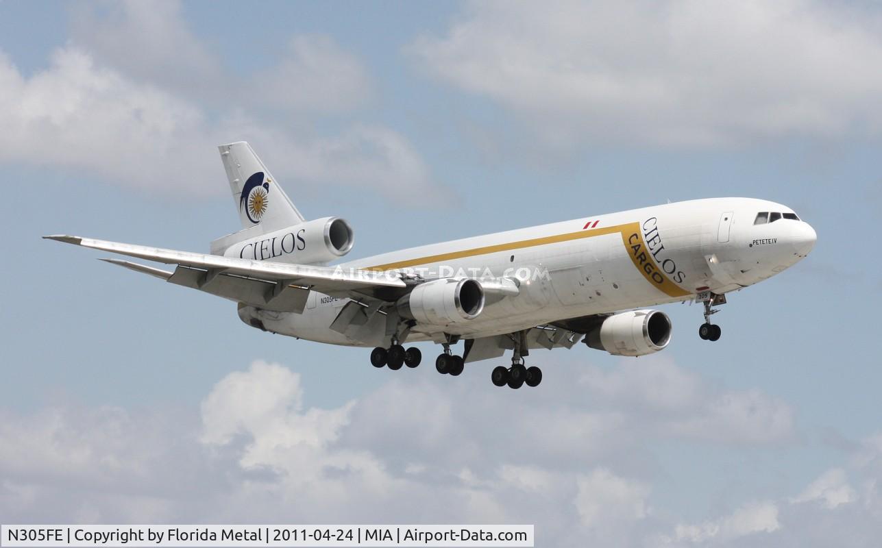 N305FE, 1980 Douglas DC-10-30F C/N 47870, Cielos Cargo