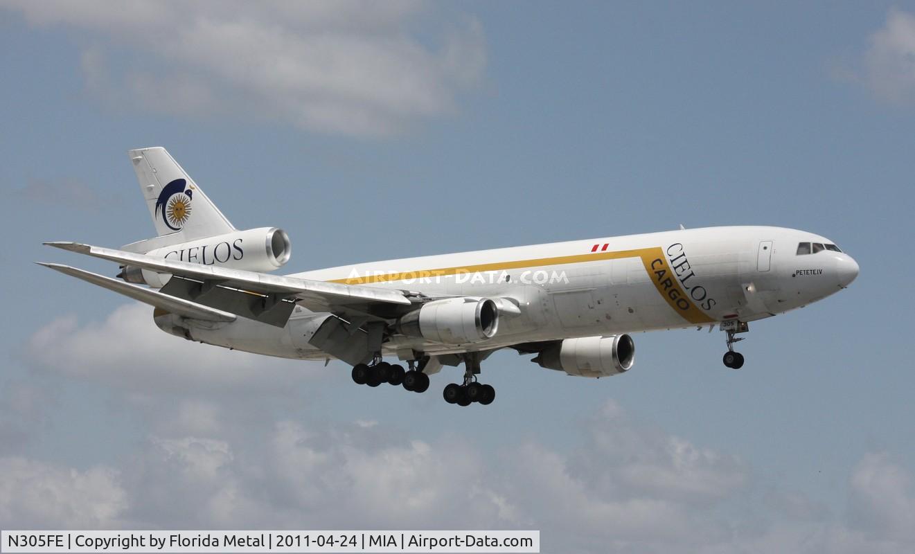 N305FE, 1980 Douglas DC-10-30F C/N 47870, Cielos DC-10-30F