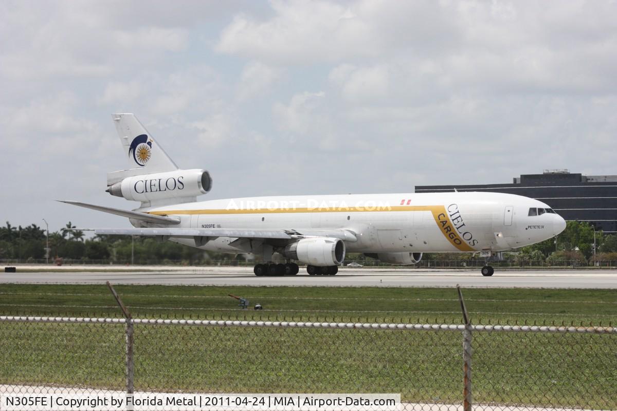 N305FE, 1980 Douglas DC-10-30F C/N 47870, Cielos Cargo