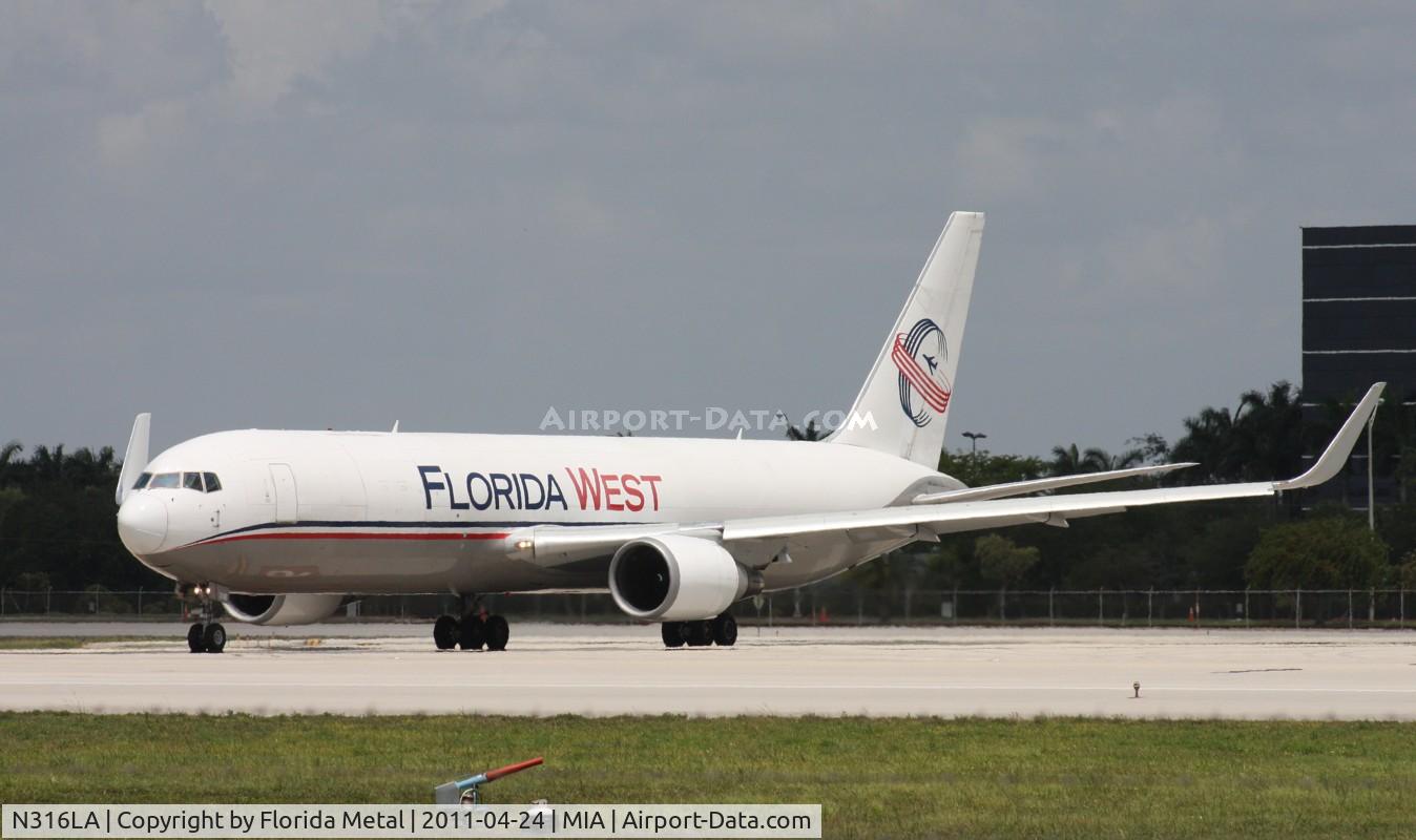N316LA, 2001 Boeing 767-316F C/N 30842, Florida West 767-300
