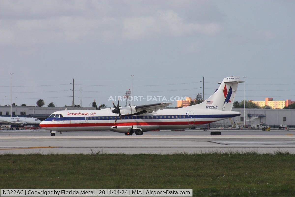 N322AC, 1992 ATR 72-212 C/N 320, American Eagle ATR 72