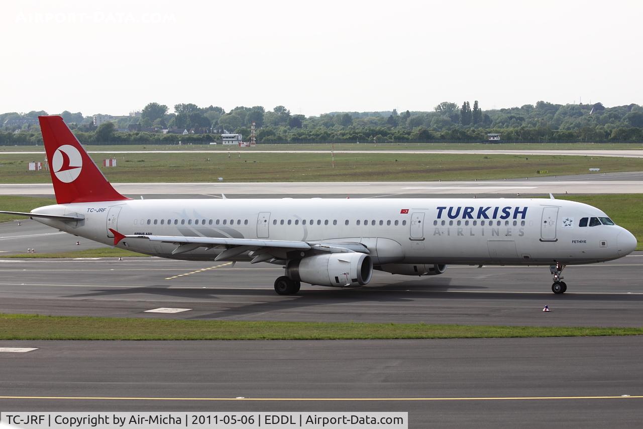 TC-JRF, 2007 Airbus A321-231 C/N 3207, Turkish Airlines, Name: Fethiye