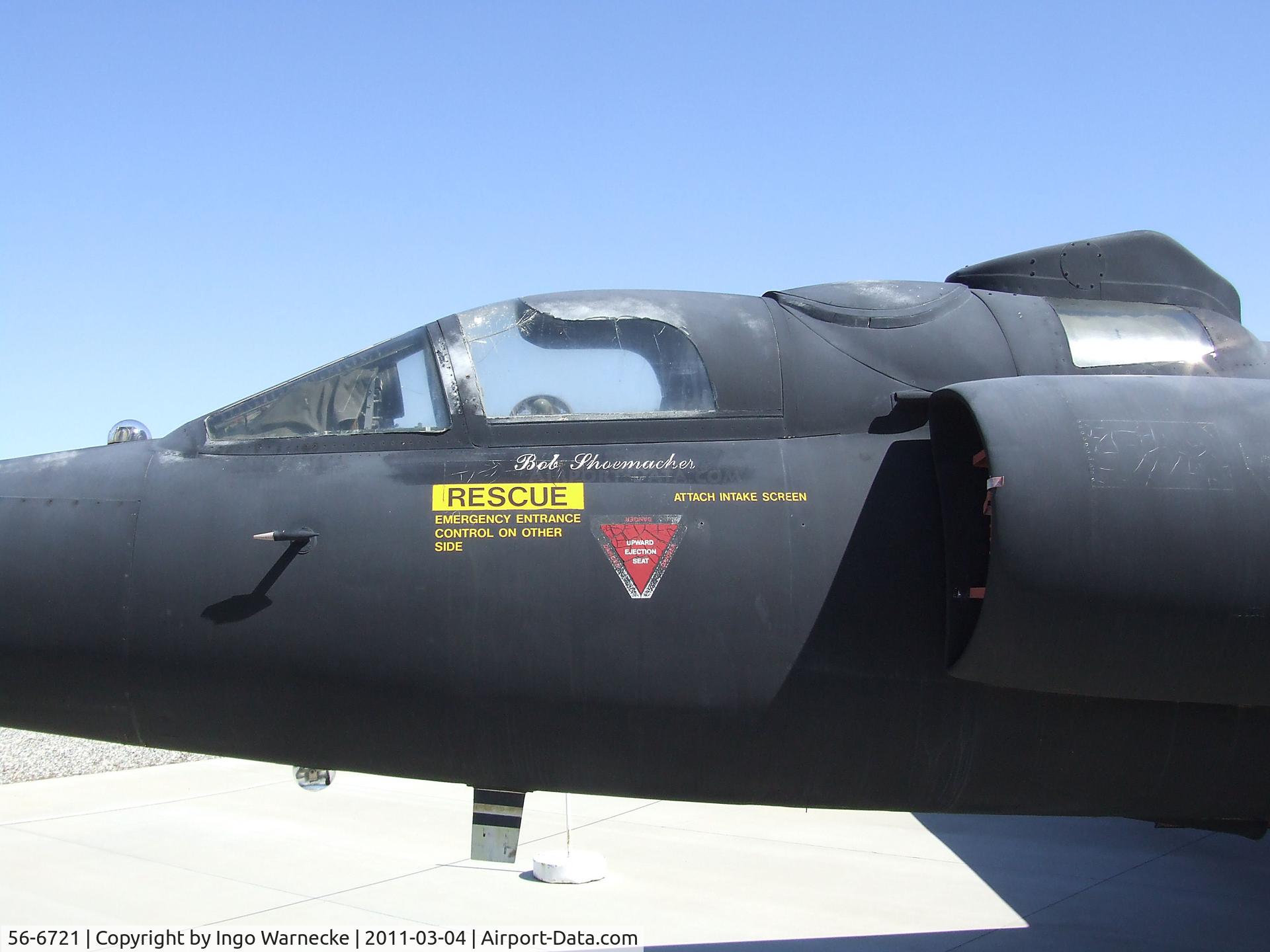 56-6721, 1956 Lockheed U-2A C/N 388, Lockheed U-2A at the Blackbird Airpark, Palmdale CA