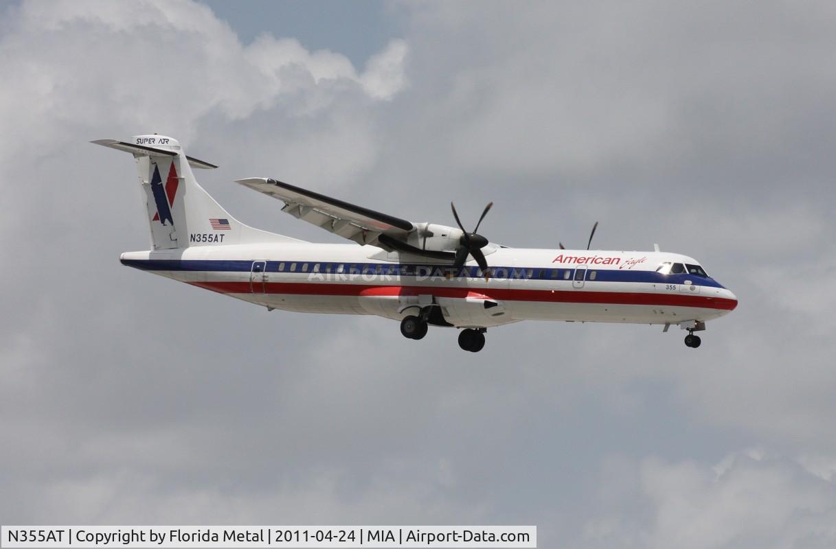 N355AT, 1993 ATR 72-212 C/N 355, American ATR 72