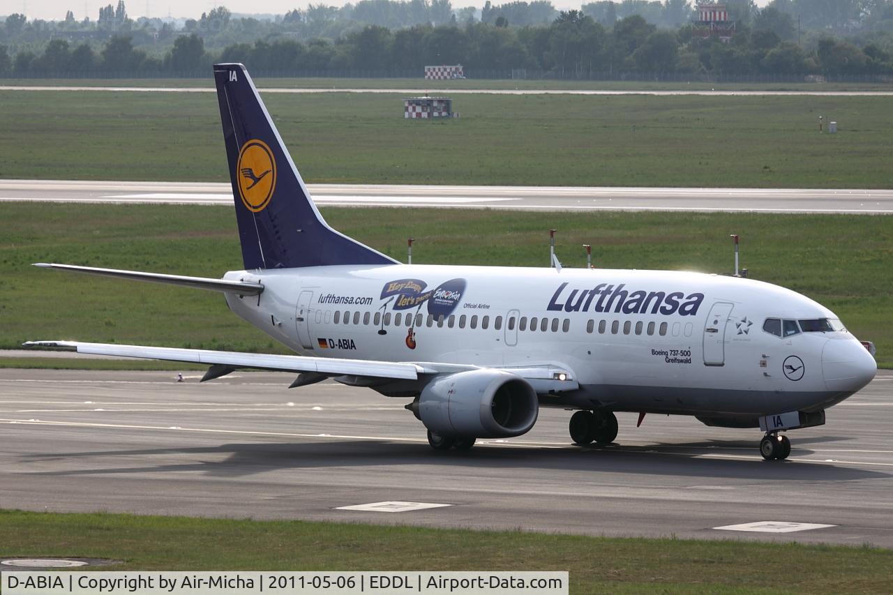 D-ABIA, 1990 Boeing 737-530 C/N 24815, Lufthansa, Name: Greifswald