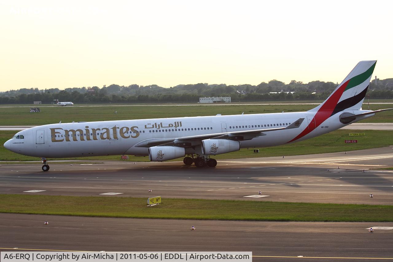 A6-ERQ, 1997 Airbus A340-313X C/N 190, Emirates