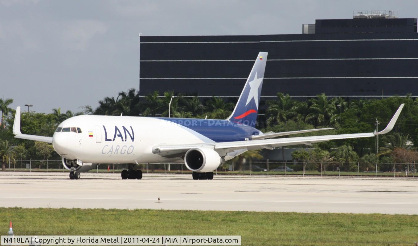 N418LA, 2005 Boeing 767-316F C/N 34246, LAN Colombia Cargo