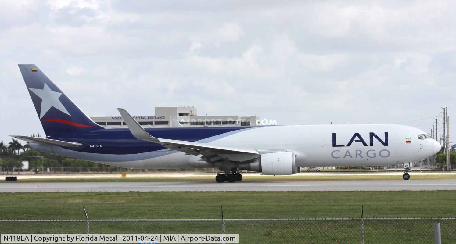 N418LA, 2005 Boeing 767-316F C/N 34246, LAN Colombia Cargo