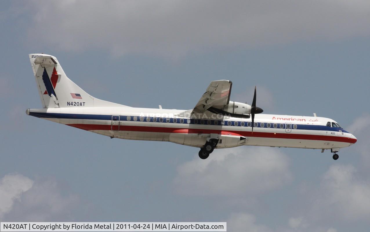 N420AT, 1994 ATR 72-212 C/N 420, American Eagle ATR 72