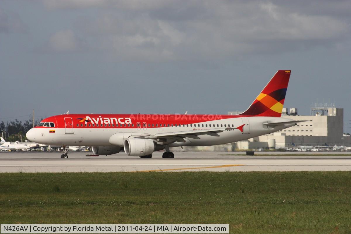 N426AV, 2009 Airbus A320-214 C/N 4026, Avianca A320