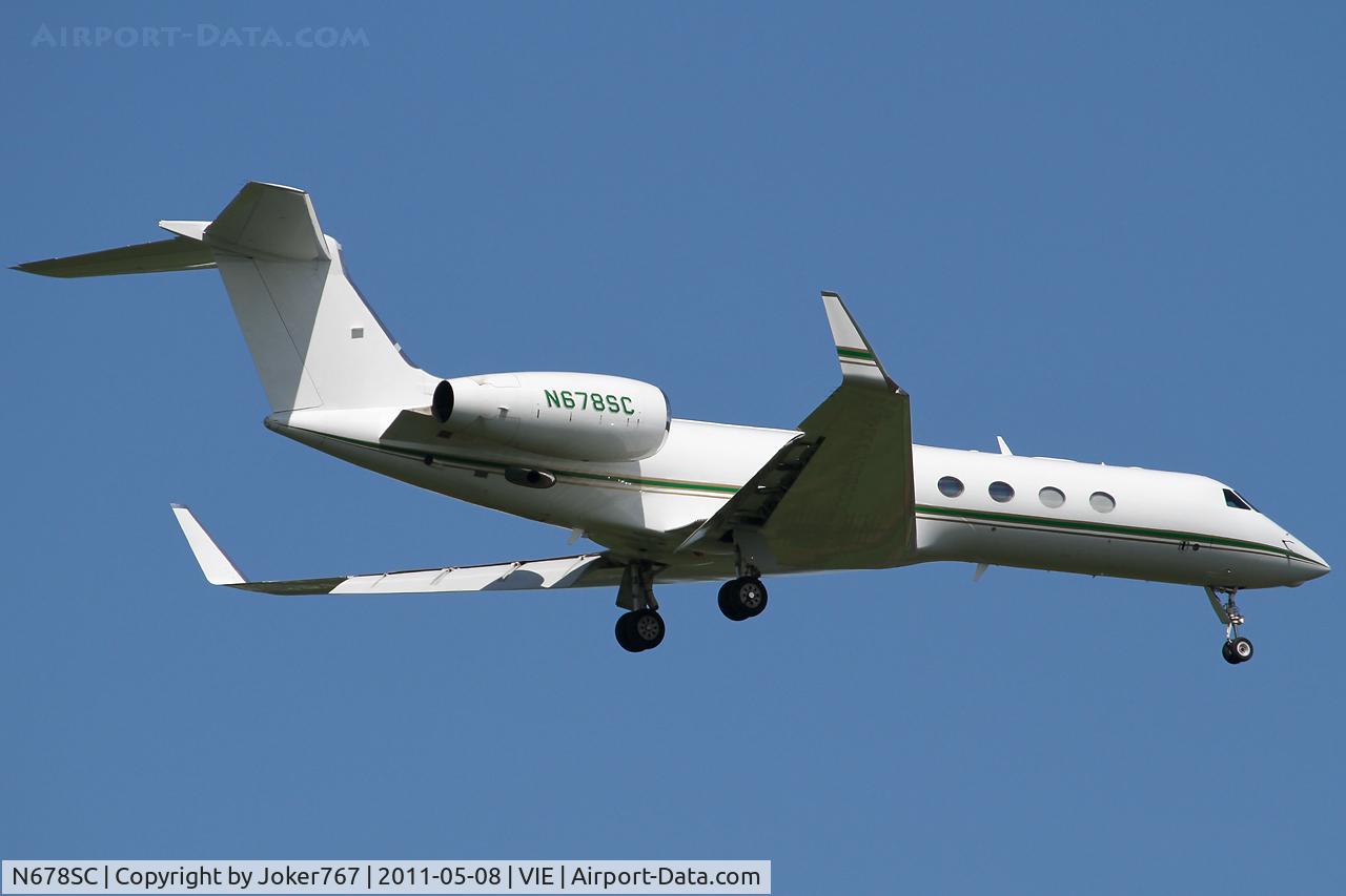 N678SC, 2008 Gulfstream Aerospace GV-SP (G550) C/N 5224, Private