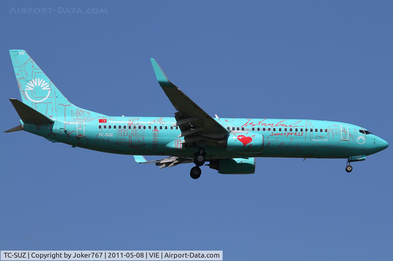 TC-SUZ, 2008 Boeing 737-8HX C/N 29649, SunExpress