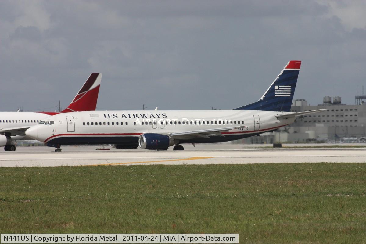 N441US, 1990 Boeing 737-4B7 C/N 24812, US Airways 737-400