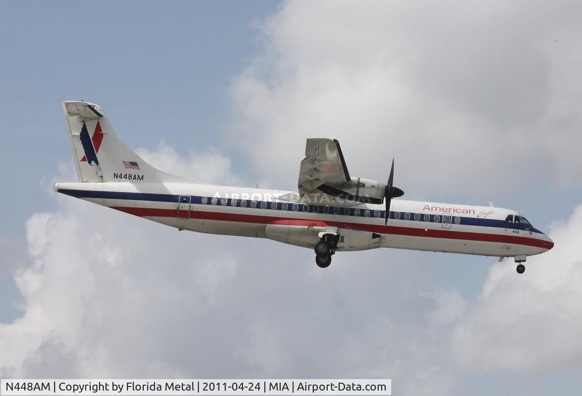 N448AM, 1995 ATR 72-212 C/N 448, American Eagle ATR 72