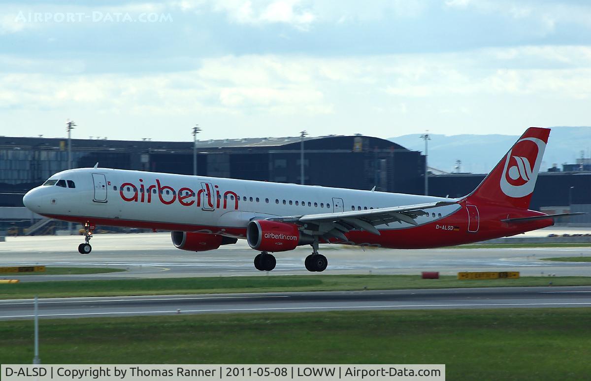 D-ALSD, 2001 Airbus A321-211 C/N 1607, Air Berlin Airbus A321