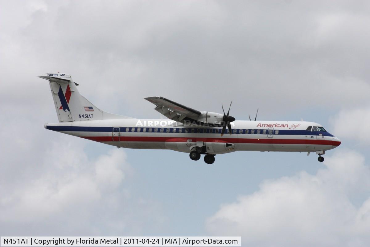 N451AT, 1995 ATR 72-212 C/N 451, American Eagle ATR 72