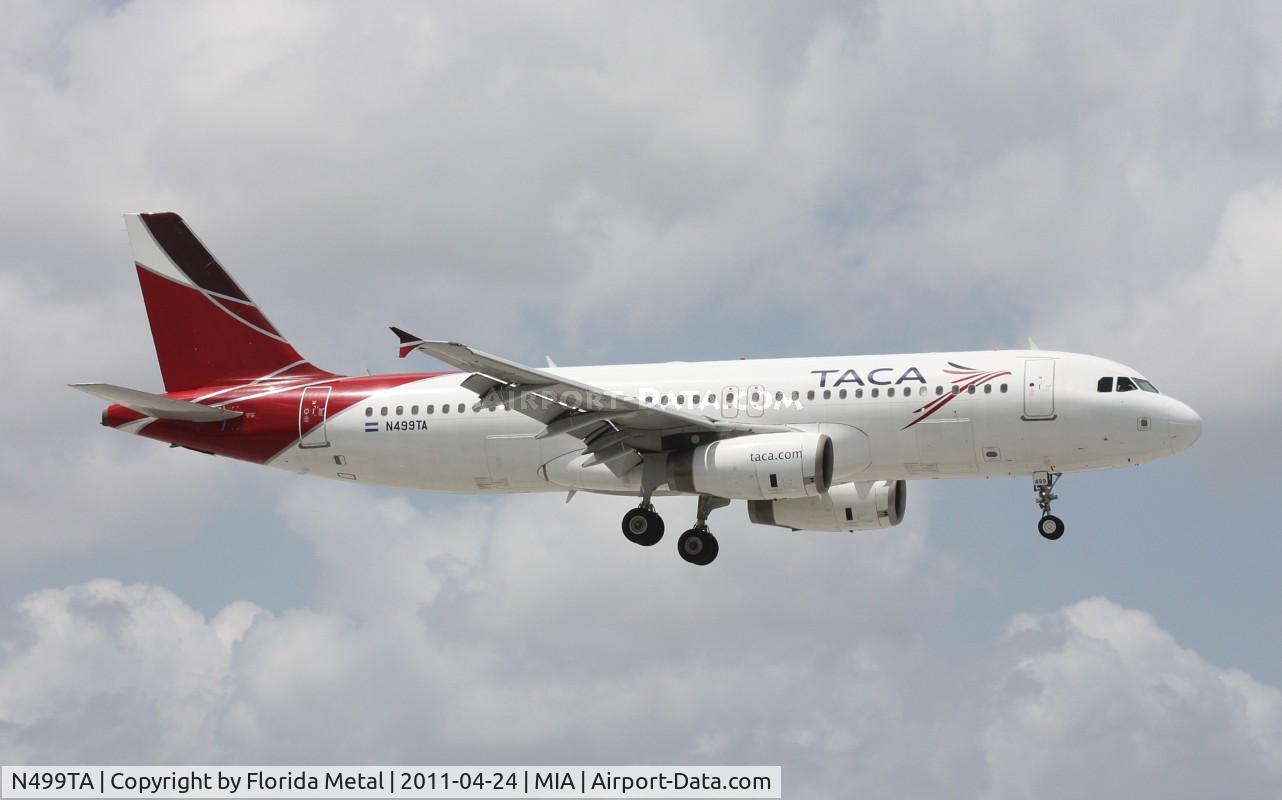 N499TA, 2008 Airbus A320-233 C/N 3510, Taca A320