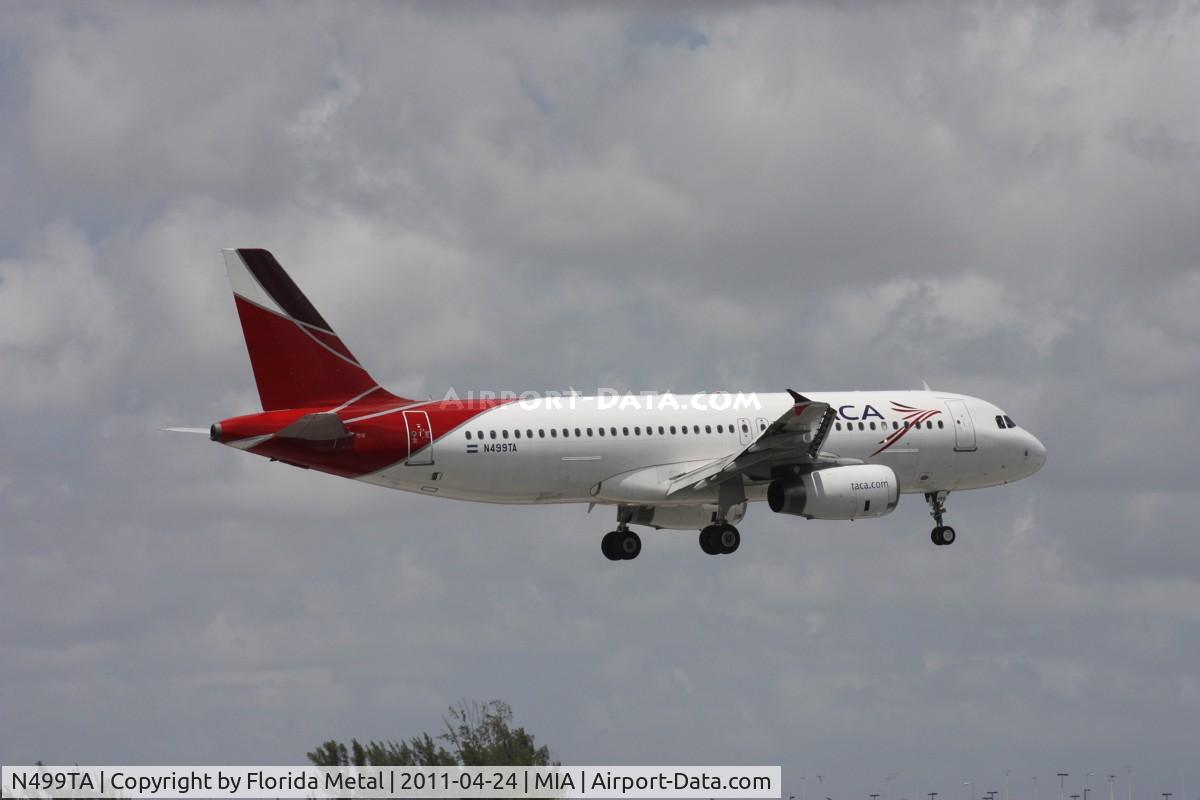 N499TA, 2008 Airbus A320-233 C/N 3510, Taca A320