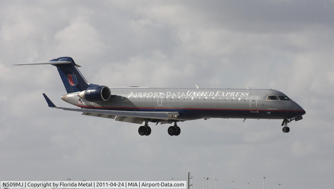 N509MJ, 2003 Bombardier CRJ-700 (CL-600-2C10) Regional Jet C/N 10094, Mesa CRJ 700