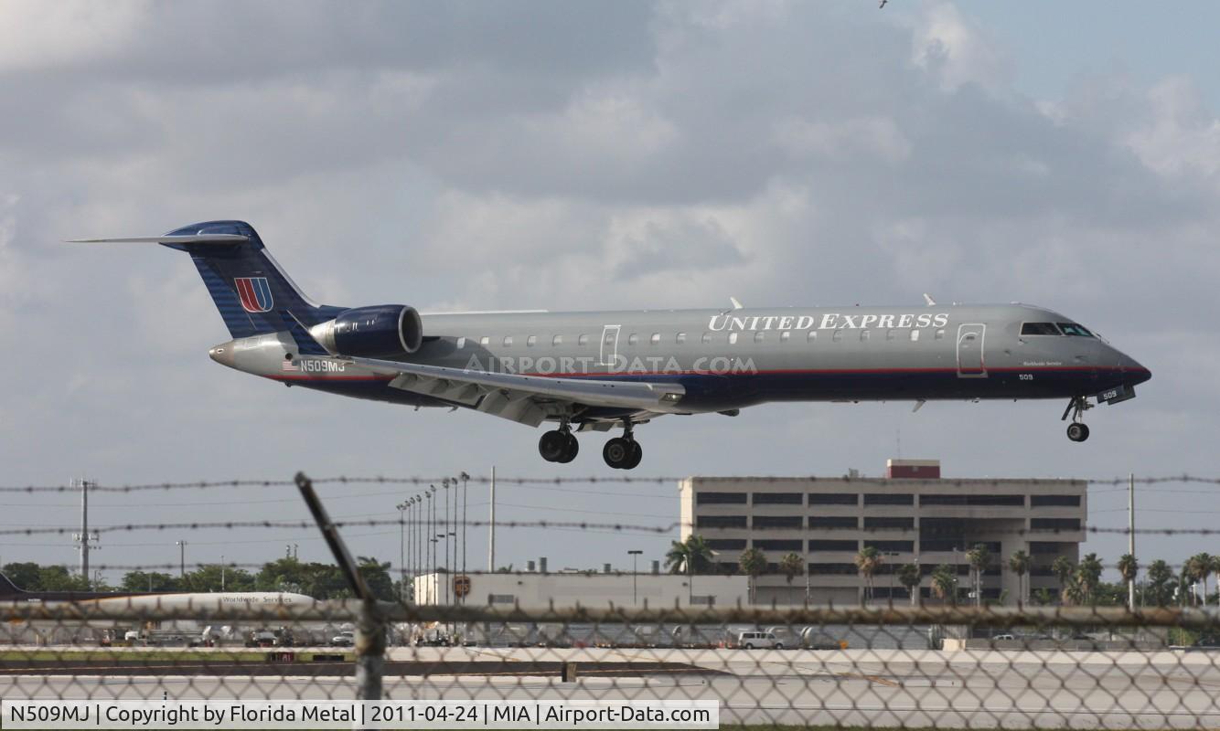 N509MJ, 2003 Bombardier CRJ-700 (CL-600-2C10) Regional Jet C/N 10094, Mesa CRJ 700