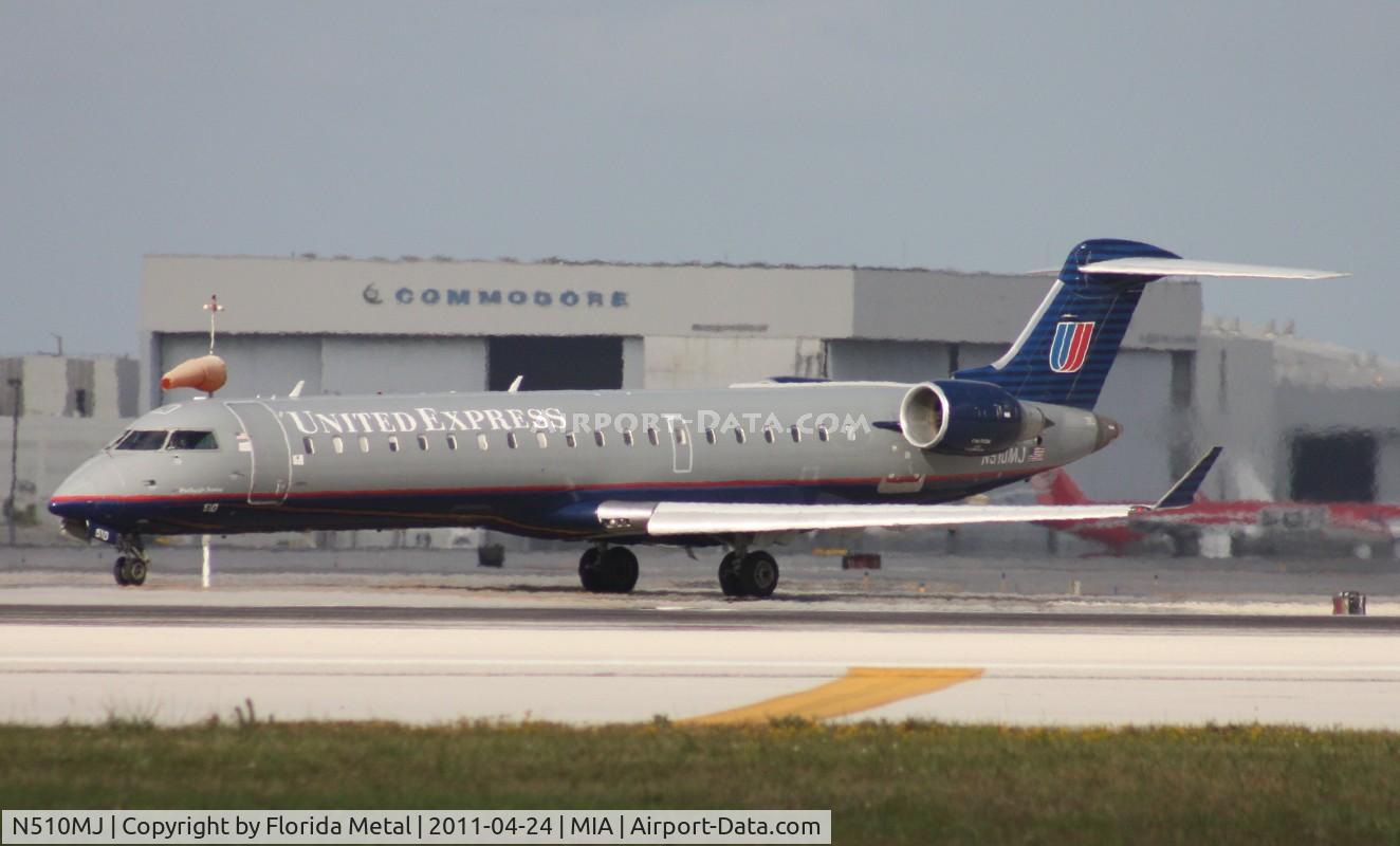 N510MJ, 2003 Bombardier CRJ-700 (CL-600-2C10) Regional Jet C/N 10101, Mesa CRJ-700