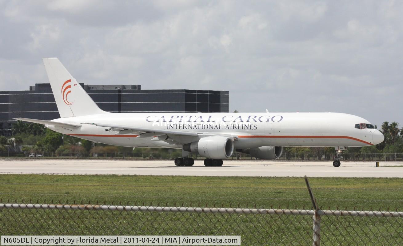 N605DL, 1984 Boeing 757-232 C/N 22812, Capital Cargo 757