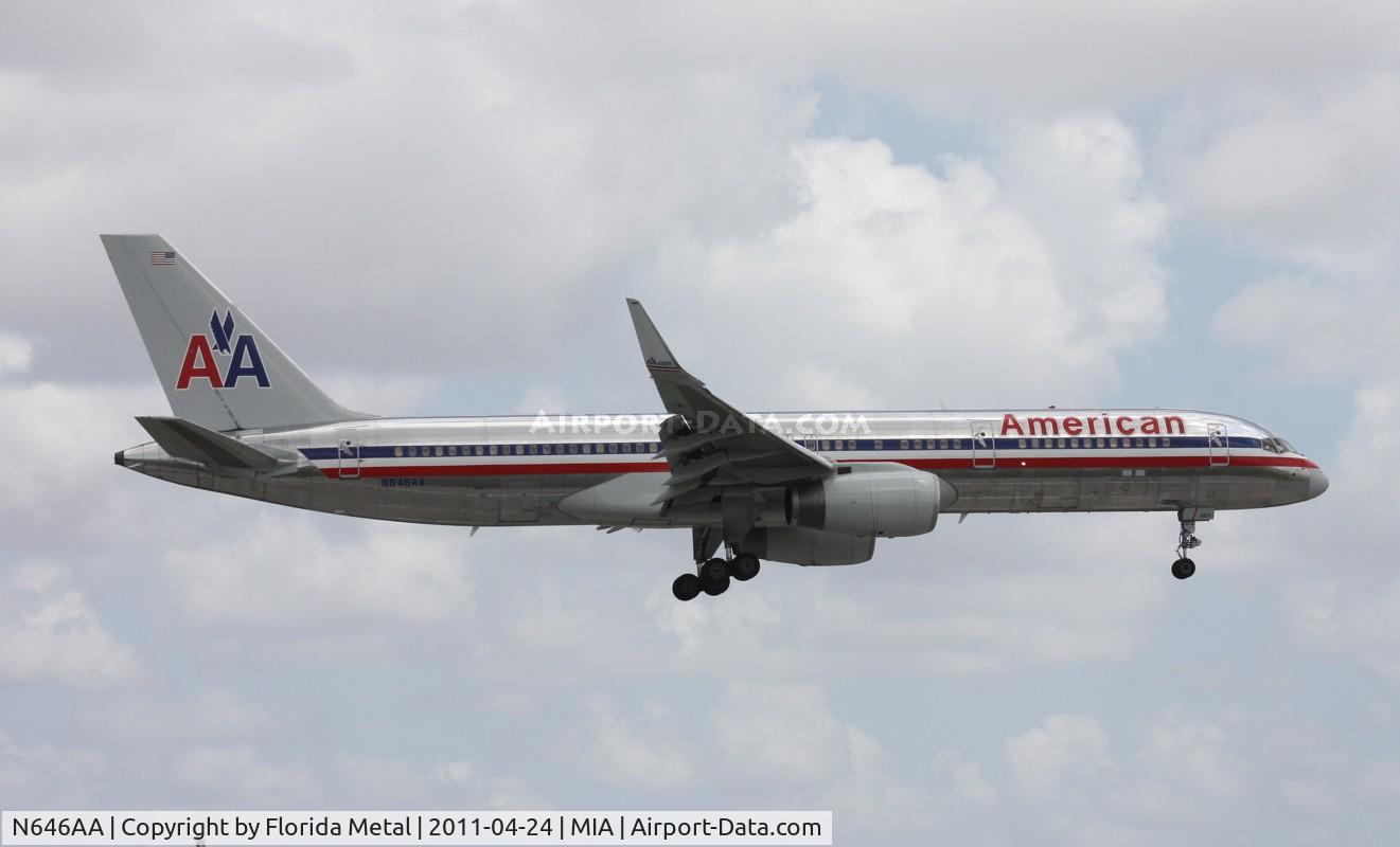 N646AA, 1991 Boeing 757-223 C/N 24604, American 757-200