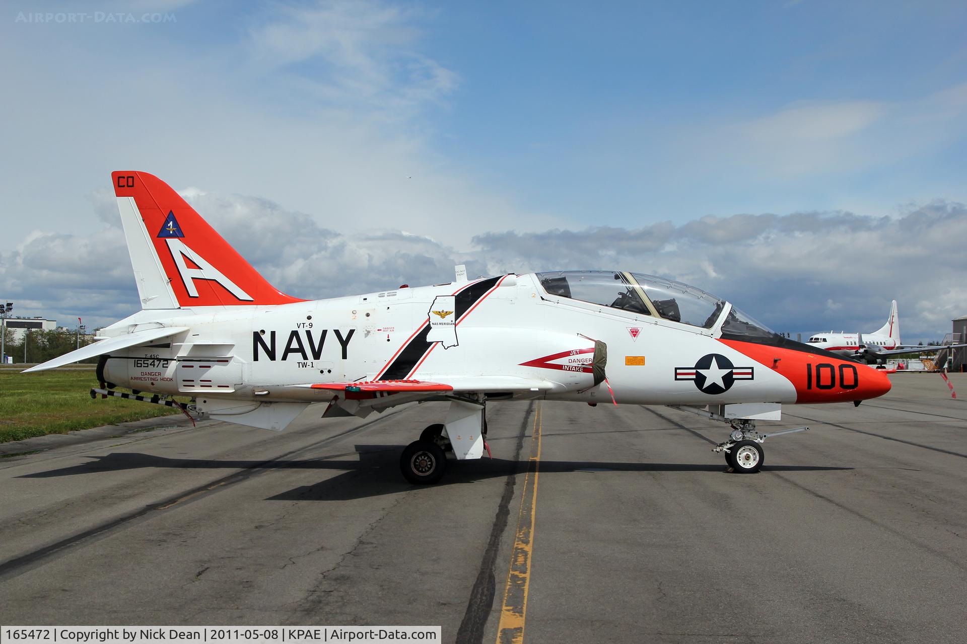 165472, Boeing T-45C Goshawk C/N C029, KPAE/PAE