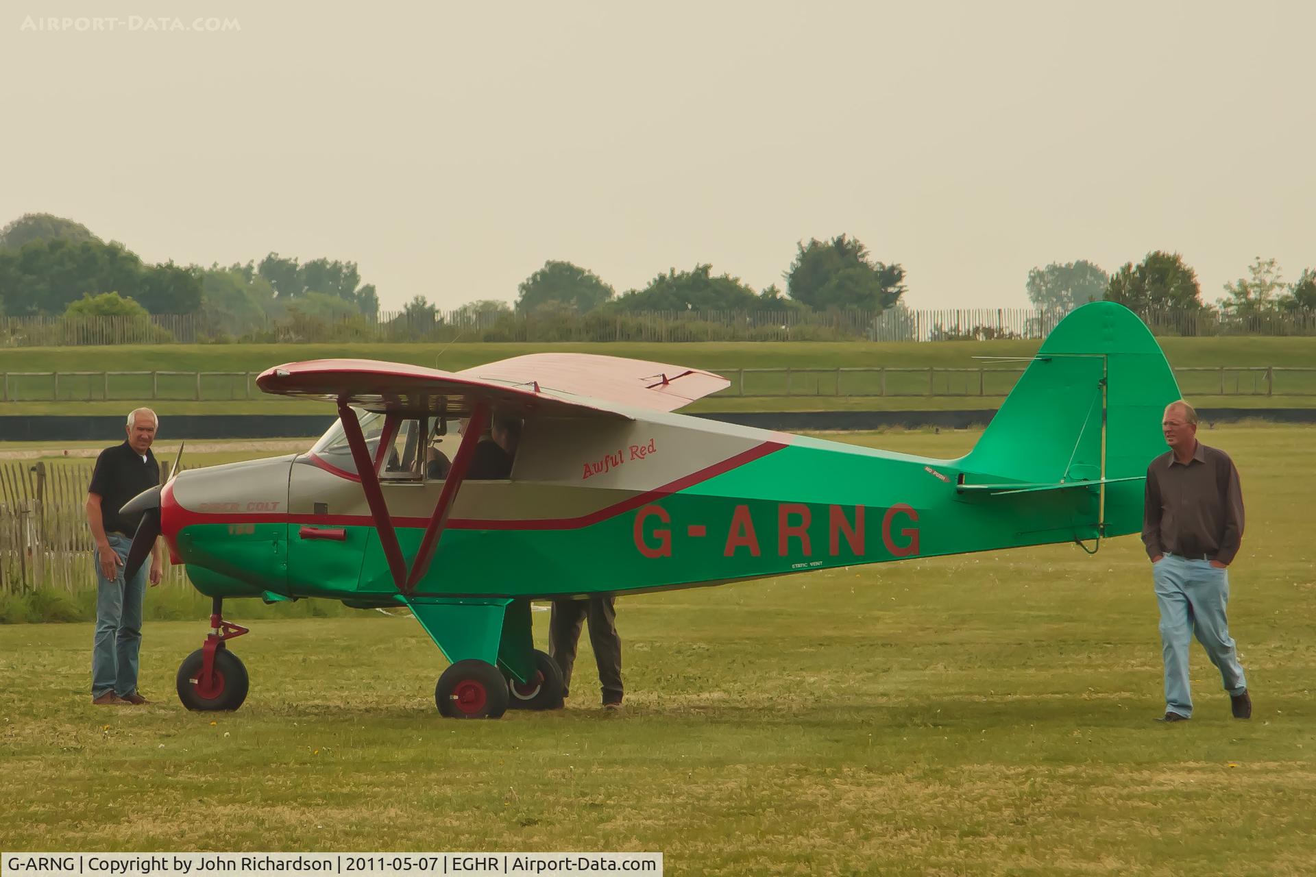 G-ARNG, 1961 Piper PA-22-108 Colt Colt C/N 22-8547, At vintage Fly-In