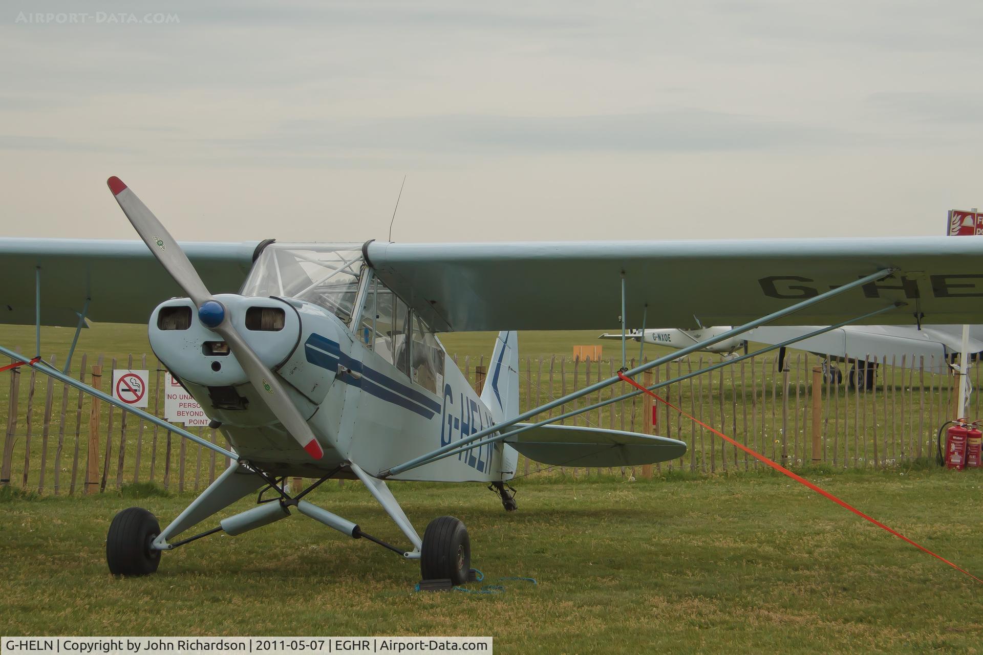 G-HELN, 1958 Piper L-21B Super Cub (PA-18-135) C/N 18-3400, At vintage Fly-In