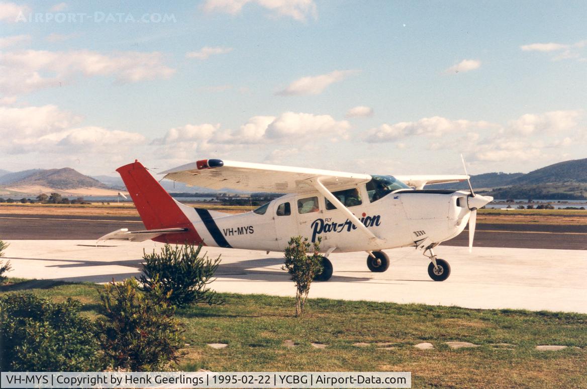 VH-MYS, 1979 Cessna U206G Stationair C/N U20605162, Par-Avion , Hobart , Tasmania