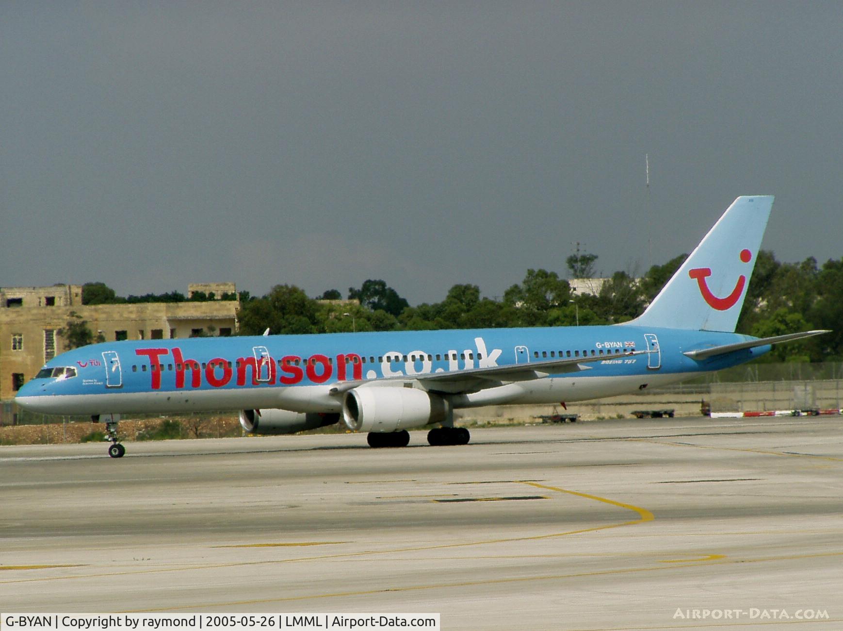 G-BYAN, 1994 Boeing 757-204 C/N 27219, B757 G-BYAN Thomson